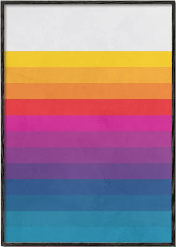 Vintage Retro Lines – Poster / 8 » x 12 » in / No
