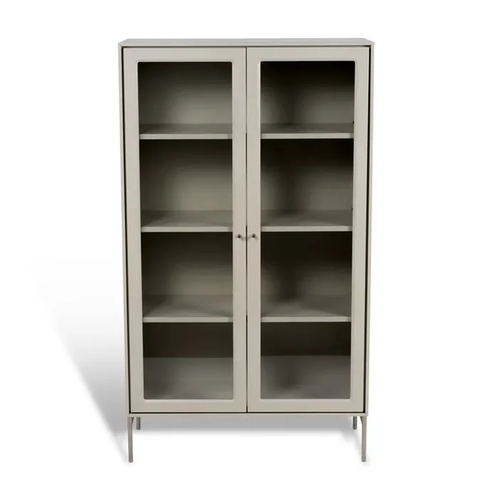 Vitrina Volt 130 cm beige | Mavis | Tienda online Affare
