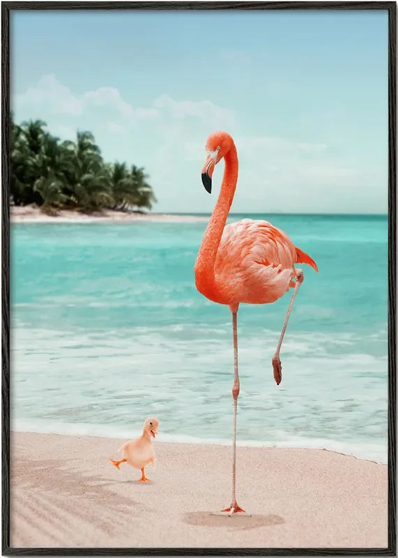 Wannabe Flamingo – Poster / 8 » x 12 » in / No