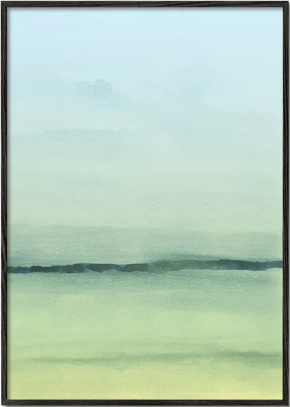 Watercolor Landscape N 6 – Poster / 8 » x 12 » in / No