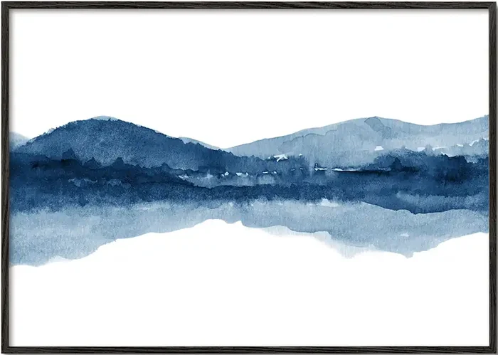 Watercolor landscape N2 – Poster / 8 » x 12 » in / No