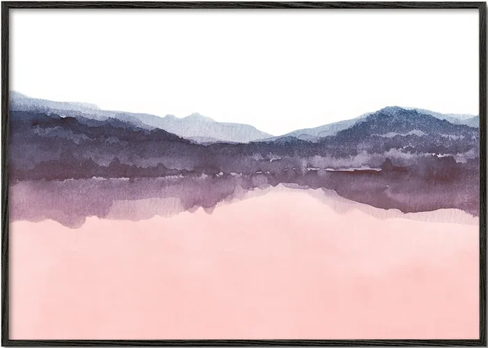 Watercolor landscape N3 – Poster / 8 » x 12 » in / No