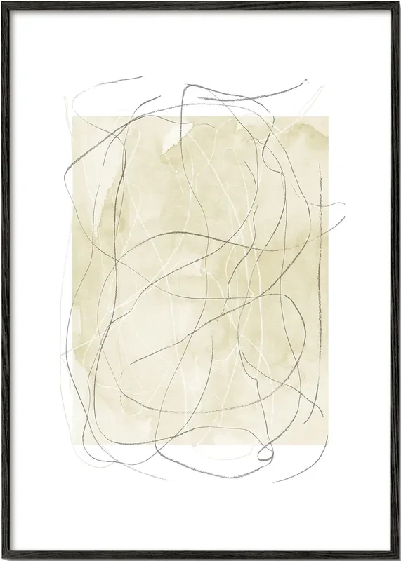 Whimsy Nº5 – Moss Green – Poster / 8 » x 12 » in / No
