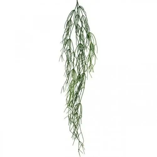 Zarcillos decorativos, cactus de coral, percha artificial Rhipsalis Verde L120cm